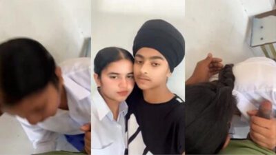 Young Sardar Seal Break His Classmate Slim Punjabi Girl Blowjob Fucking